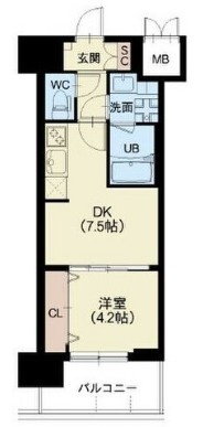 【間取り】 | スプランディッド難波III