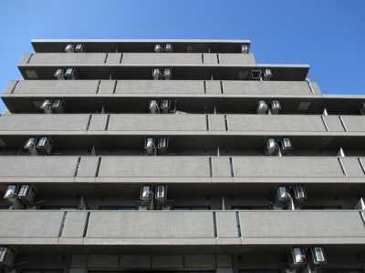 【外観】 | デイグラン上新庄 | 閑静な住宅街にあるマンションです