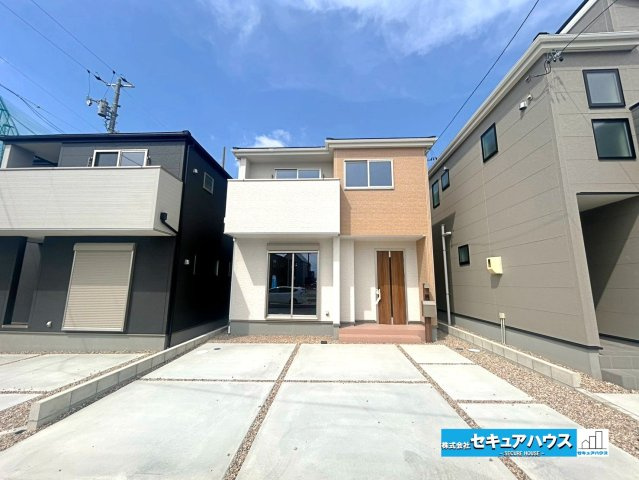 【本日ご案内可能】豊明市阿野町　全6棟の外観|【2号棟外観】
■株式会社　セキュアハウス　豊明支店■
住宅ローンに強く、知識、経験豊富なスタッフ在籍
お客様に寄り添い、ご成約後もサポート致します。　　　　　　　　　　　　　　　　　　　　　　　　　