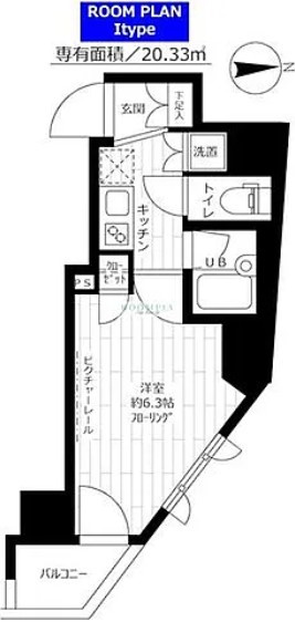 ステージファースト西新宿の間取り