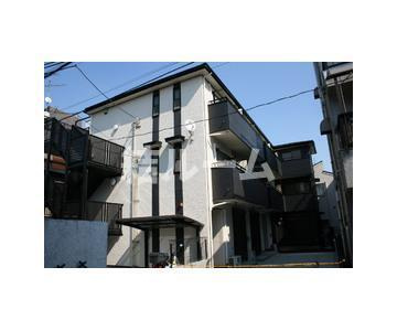 板橋区大山西町のアパートのエントランス