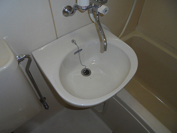 東マンションの洗面所