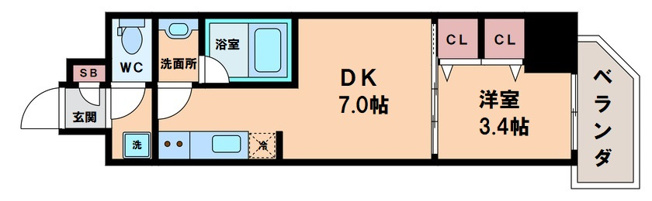 【間取り】 | コンフォリア・リヴ天王寺寺田町ソルテラス