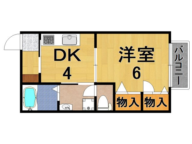 アネックス西ノ京の間取り