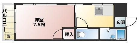エクセレント櫛原の間取り