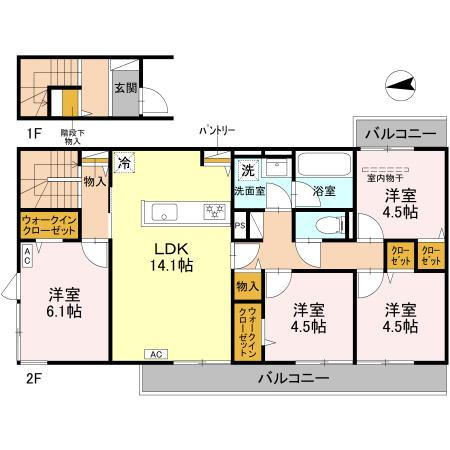 アドゥシール荘園の間取り
