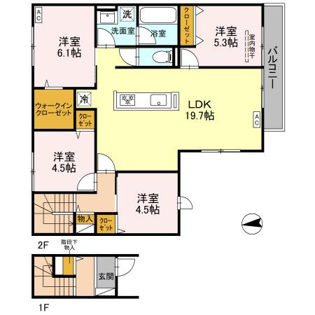 アドゥシール荘園の間取り