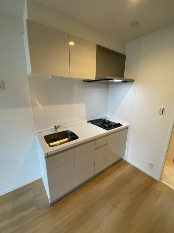 アリエッタ平野の郷のキッチン|コンパクトなキッチンで掃除もラクラク