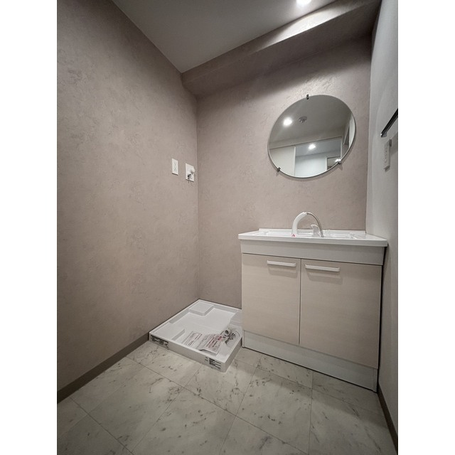 Broad阿倍野阪南町Residenceの洗面所|使いやすい洗面所です