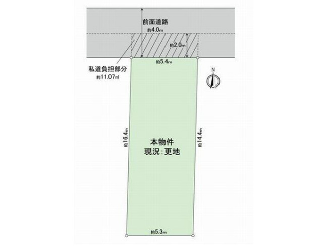 【土地図】 | 山科区西野大鳥井町　売地