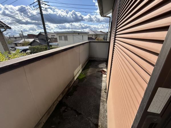 宇都宮市横山１丁目　4ＬＤＫ　中古住宅のバルコニー