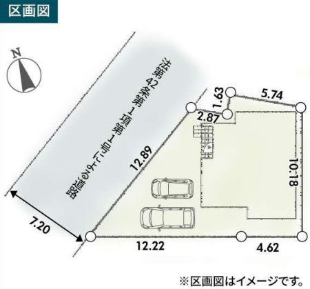 寒川町倉見新築戸建て　第2-1号棟の区画図|配置図「寒川町倉見新築戸建て　１号棟」