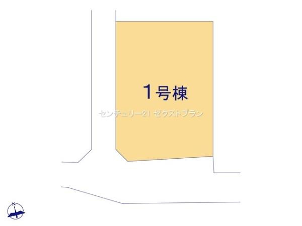 前橋小坂子町 1号棟の区画図|区画図