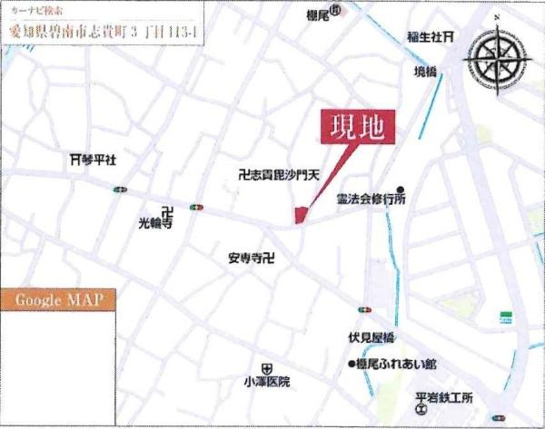 碧南市志貴町3丁目　全3棟・2号棟のその他|交通アクセス図です。