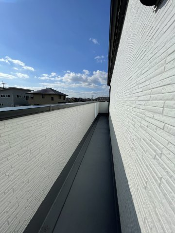 岡山市中区倉富　戸建てのバルコニー|バルコニーの様子です。