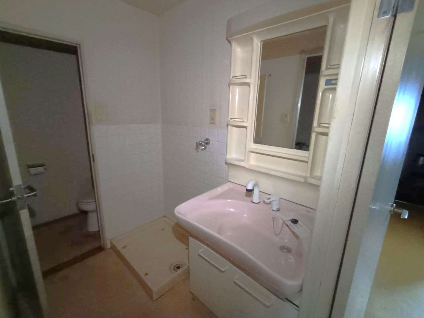 サンシャイン西条　211号室の独立洗面台