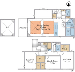 【間取り】 | ご自宅から現地まで、当社スタッフがお車にて、「お迎え・お送り」をしております。ぜひお気軽にお問い合わせくださいませ♪