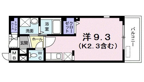 バルビゾンⅠの間取り