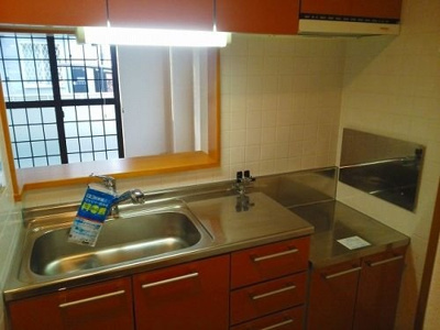 【キッチン】 | グランドゥールＢ | きれいなキッチンです