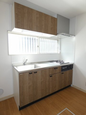 【キッチン】 | 武蔵野ハイネス | 2口システムキッチン