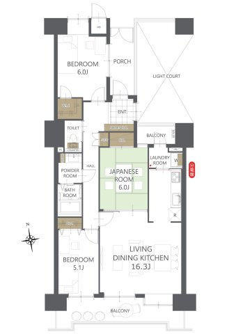 【間取り】グレース・コート戸田公園 
