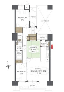 【間取り】グレース・コート戸田公園 