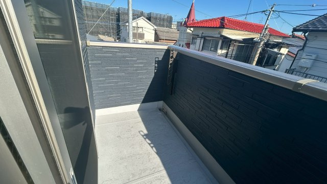久留米市南2丁目1号地のバルコニー