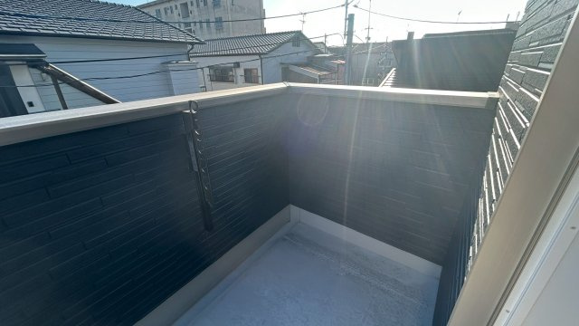 久留米市南2丁目1号地のバルコニー