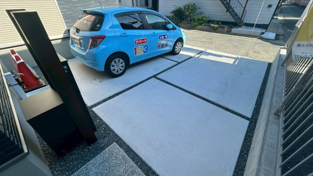 久留米市南2丁目1号地の駐車場