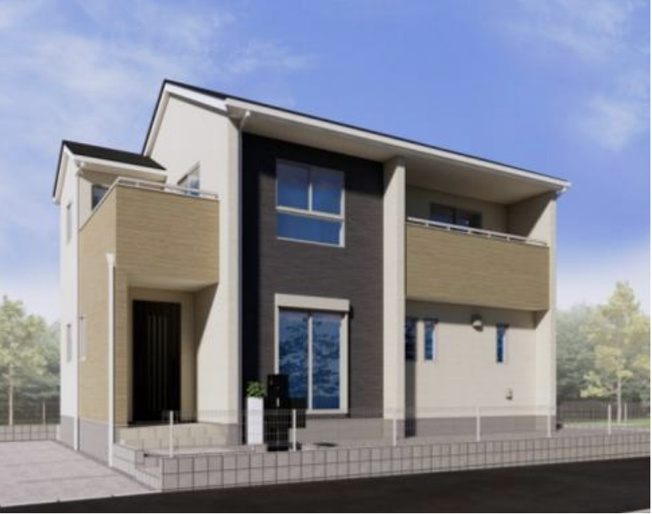 【外観パース】 | 熊谷市弥藤吾　新築戸建　全1区画　