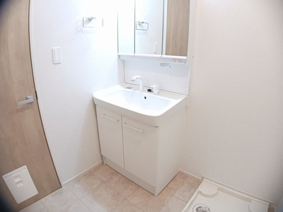 【洗面所】 | メゾングレーヌ勝原Ｂ