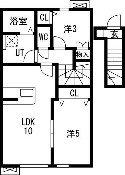 grand parace(グランドパレス)奥州Ⅰの間取り