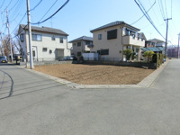 伊奈町中央１丁目　条件なし売地　角地45坪の画像