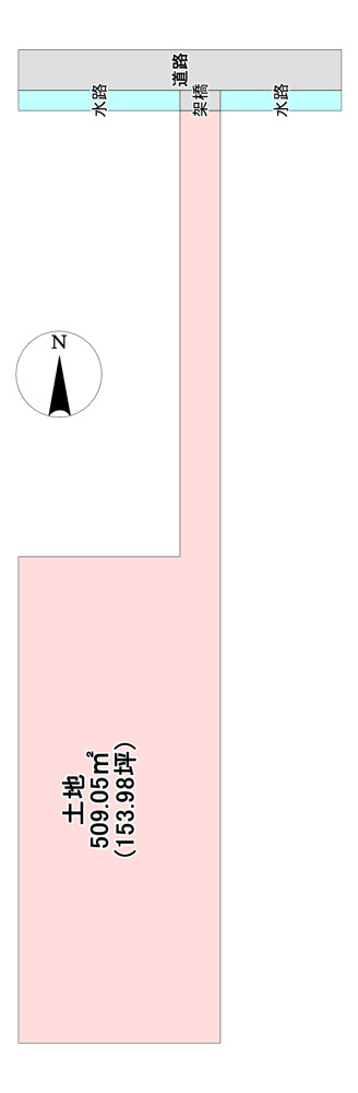 下泉町1丁目　中古物件の区画図