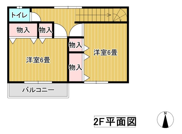 下泉町1丁目　中古物件|2F　間取り