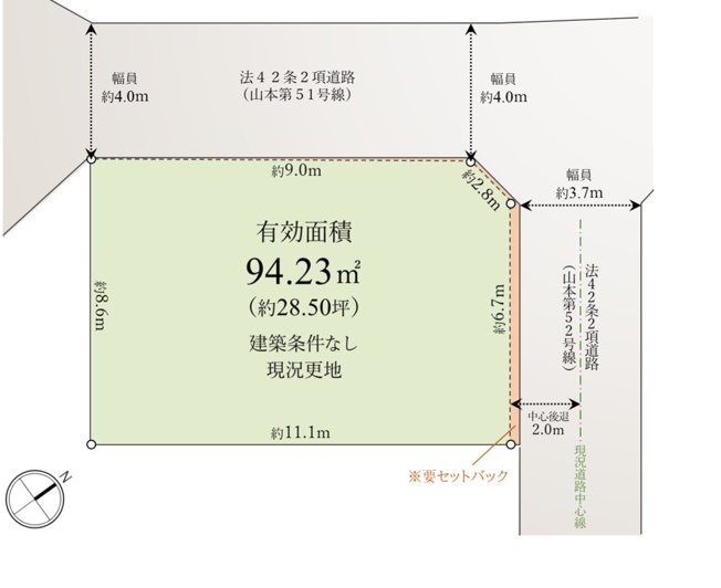【土地図】 | 八尾市山本町北3丁目土地　山本小学校区　近鉄河内山本駅