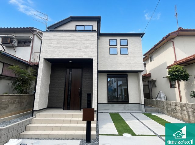加古川市野口町北野　第2期　新築一戸建ての外観|安心の10年保証！外観を美しく保ち、雨水で汚れを落とします！気になることがありましたら、お気軽にお問い合わせください！
