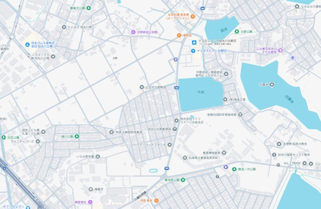 加古川市野口町北野　第2期　新築一戸建ての地図