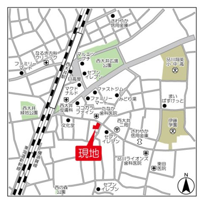 【地図】 | オーキッドレジデンス西大井