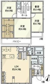 江端町5丁目戸建　　刈谷市近郊の賃貸はクラスホーム刈谷店の間取り