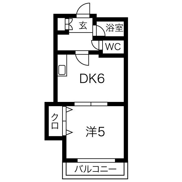 サウスフラットの間取り