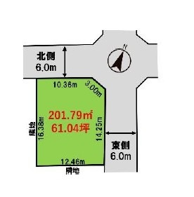 川越市川鶴中古戸建の区画図