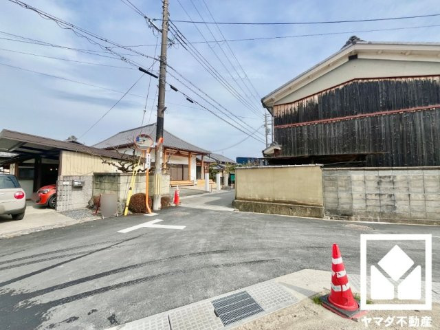 京田辺市草内穴口　1期　1号地の前面道路含む現地写真|12月19日　現地写真更新