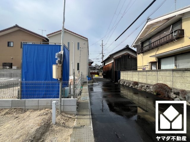 京田辺市草内穴口　1期　1号地の前面道路含む現地写真|12月19日　現地写真更新
