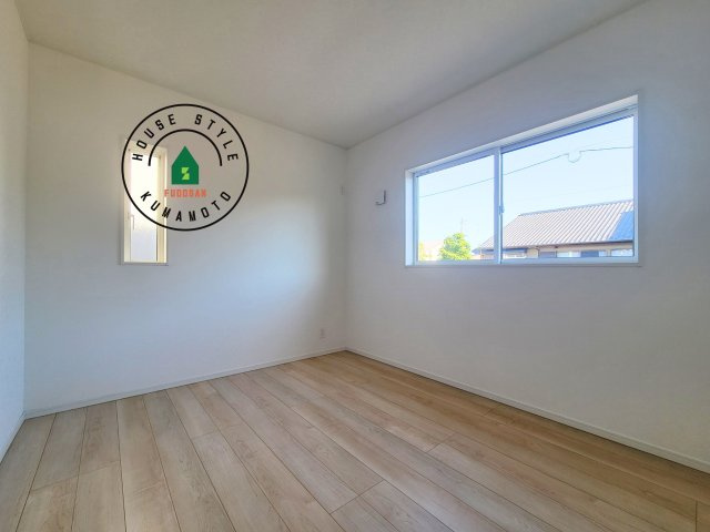 熊本市北区植木町正清第1-2棟（1号棟）の内観：施工例|各部屋収納を備えており過ごしやすいお家です！