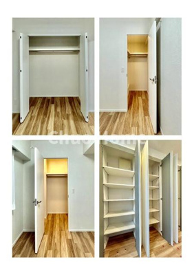 【収納】 | コスモプレイスグラシエ | 居室にはクローゼットを完備し、自由度の高い家具の配置が叶うシンプルな空間です。お子様の成長と必要になる子供部屋を与えるにはぴったりの間取りですね。