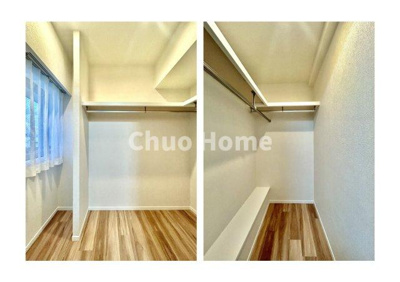 【収納】 | コスモプレイスグラシエ | ウォークインクローゼット×2