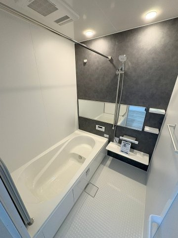 八潮市八條　新築戸建　全1棟の浴室|追焚・浴室乾燥機付きの快適な一坪バス