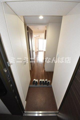 プレサンス中之島公園アティレの玄関|色は現状有姿です