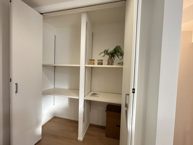 MELDIA瑞穂区津賀田町339②｜名古屋市の戸建ならホームアップの収納|キッチンには食料品や消耗品のストックに便利なパントリー
